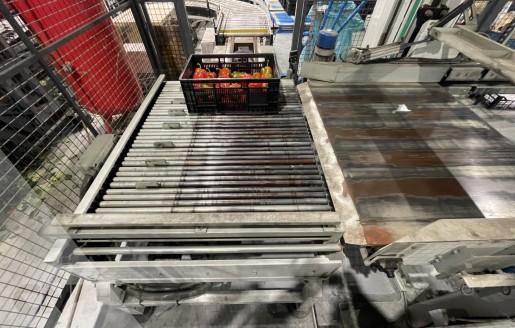 Foto van Sorma palletiseerder plaat met draaikrans