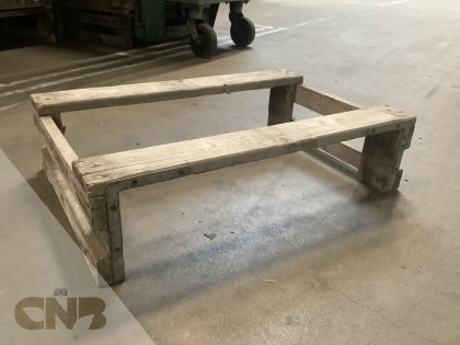 Houten onderzetter 75x50 cm