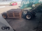 Foto van Gemotoriseerde pallet drager